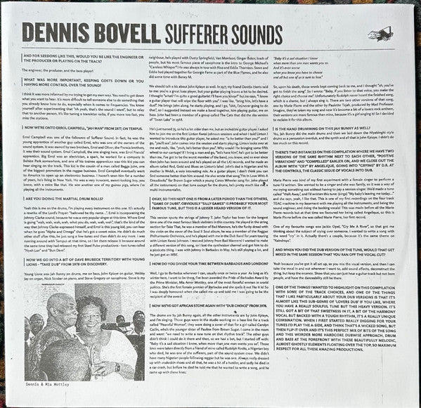 Dennis Bovell - Sufferer Sounds | Mint (M) Mint (M)-Music History