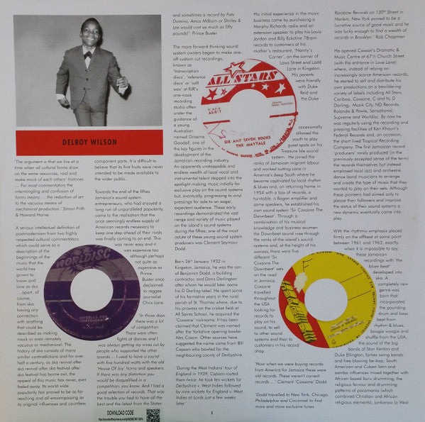 Coxsone's Music 2: The Sound Of Young Jamaica (More Early Cuts From The Vaults Of Studio One 1959-63) | Mint (M) Mint (M)-Music History