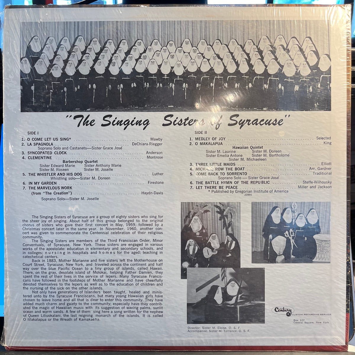 The Singing Sisters Of Syracuse - The Singing Sisters Of Syracuse | Mint (M) Near Mint (NM)Music History