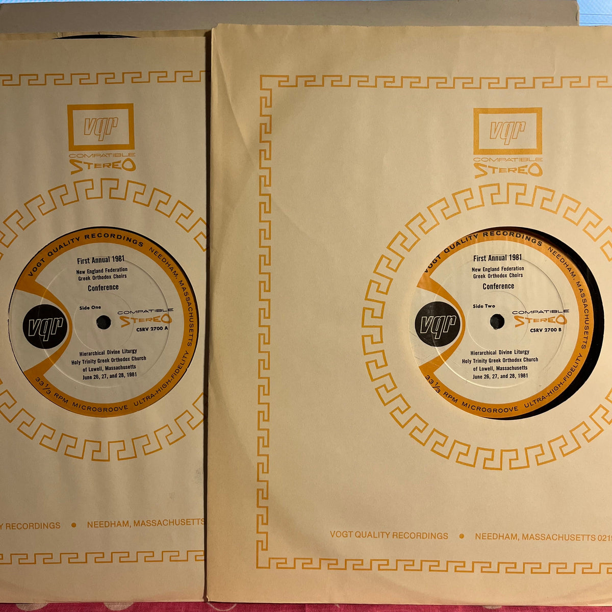 New England Federation - Greek Orthodox Choirs Conference 1981 | Near Mint (NM) Excellent (EX)Music History