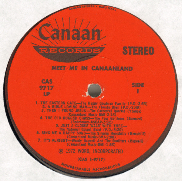 Various - Meet Me In Canaanland! (VINYL) | Near Mint (NM) Near Mint (NM)Music History