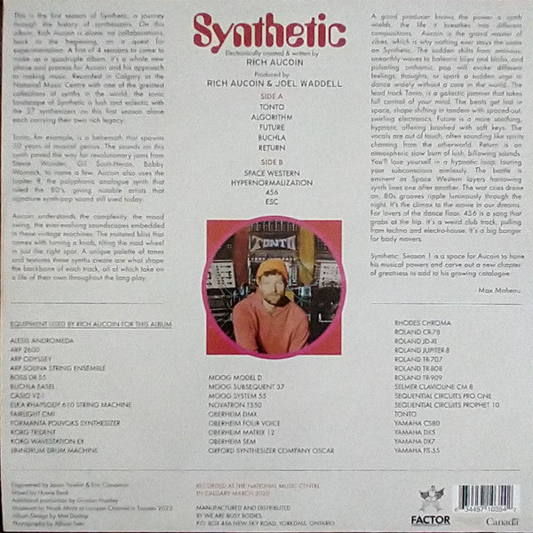 Rich Aucoin - Synthetic - A Synth Odyssey: Season 1 | Mint (M) Mint (M)-Music History