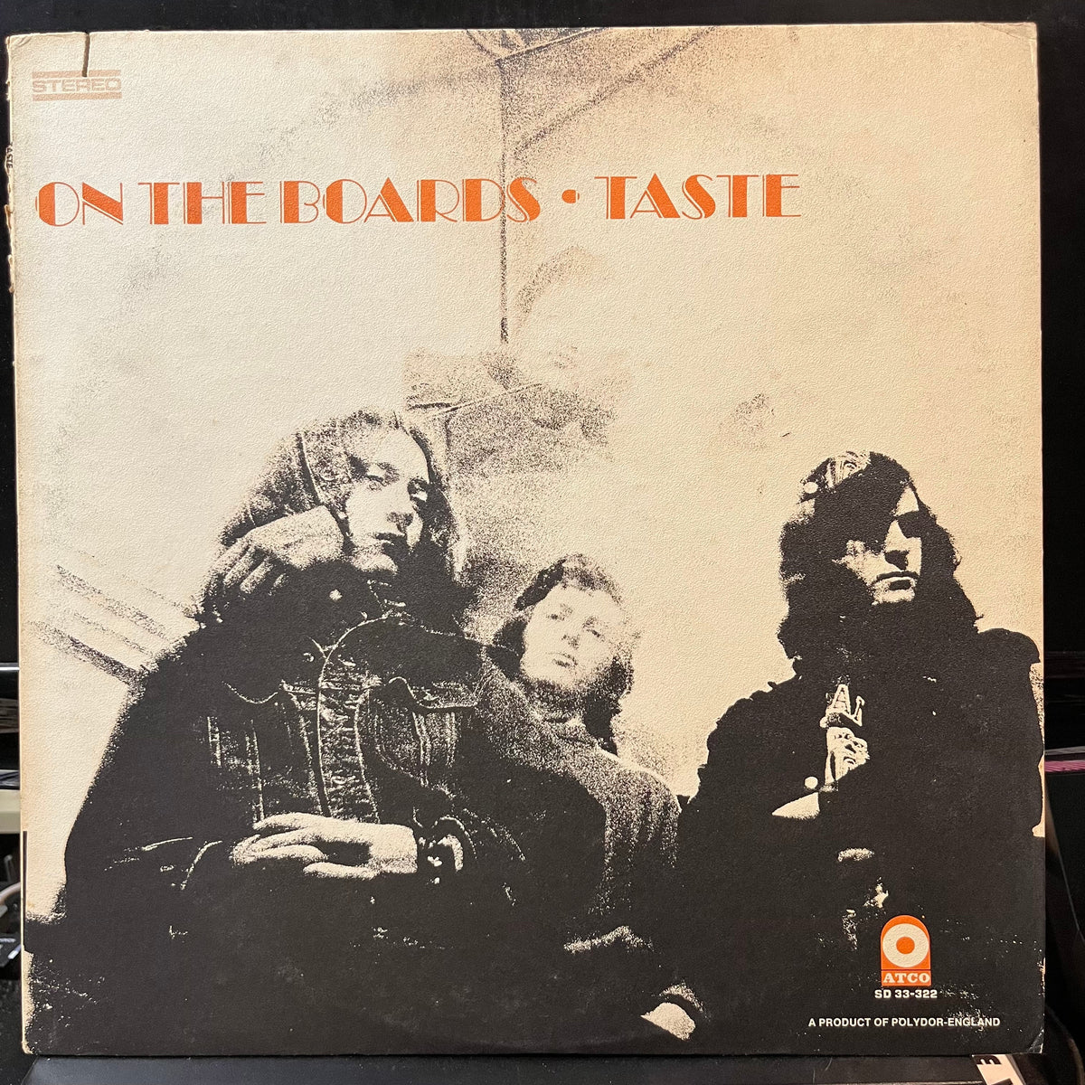 Taste - On The Boards (VINYL LP ATCO SD 33-322 1970) | USED Near Mint (NM or M-) Very Good Plus Plus (VG++)-Music History