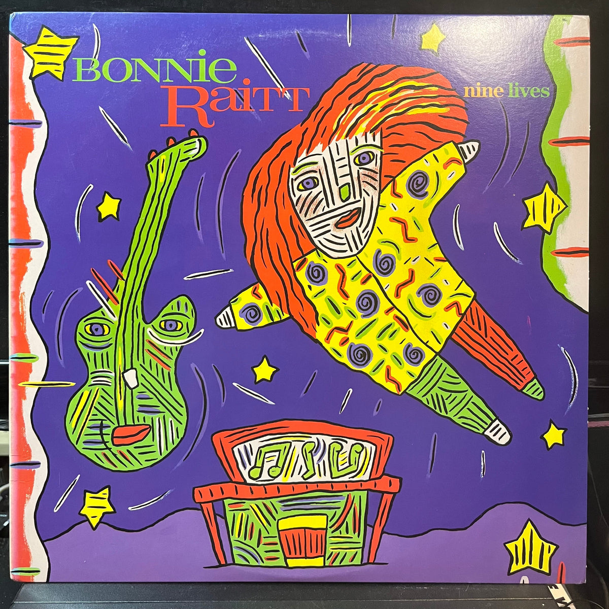 Bonnie Raitt - Nine Lives (VINYL LP WARNER BROS. 9 W1-25486 1986) | Near Mint (NM or M-) Near Mint- (NM-)-Music History