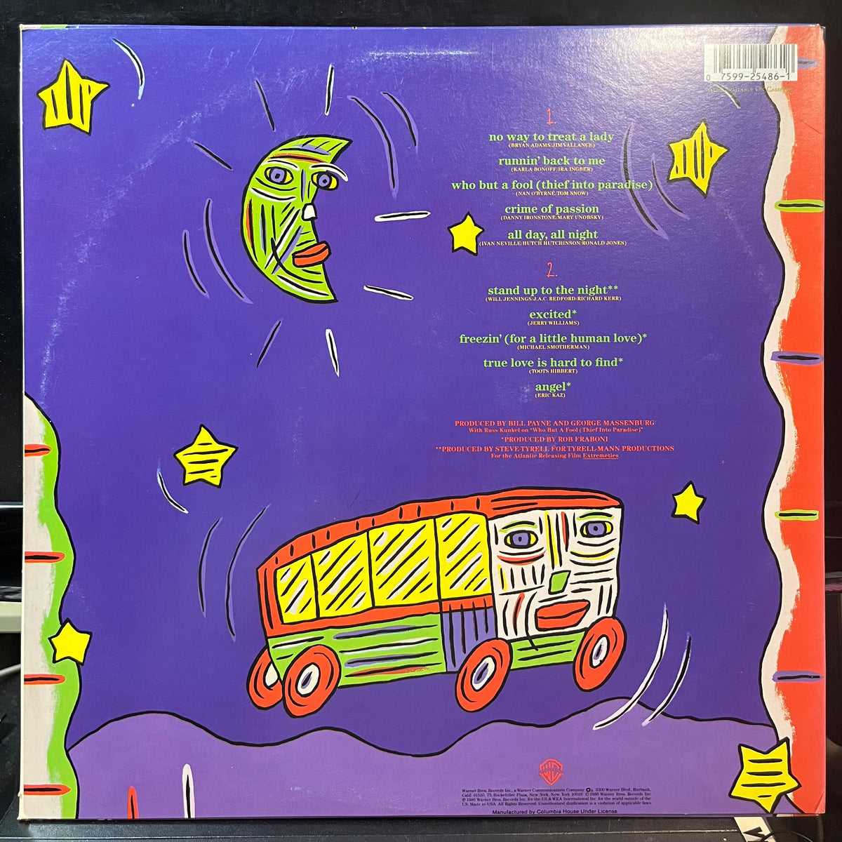 Bonnie Raitt - Nine Lives (VINYL LP WARNER BROS. 9 W1-25486 1986) | Near Mint (NM or M-) Near Mint- (NM-)-Music History