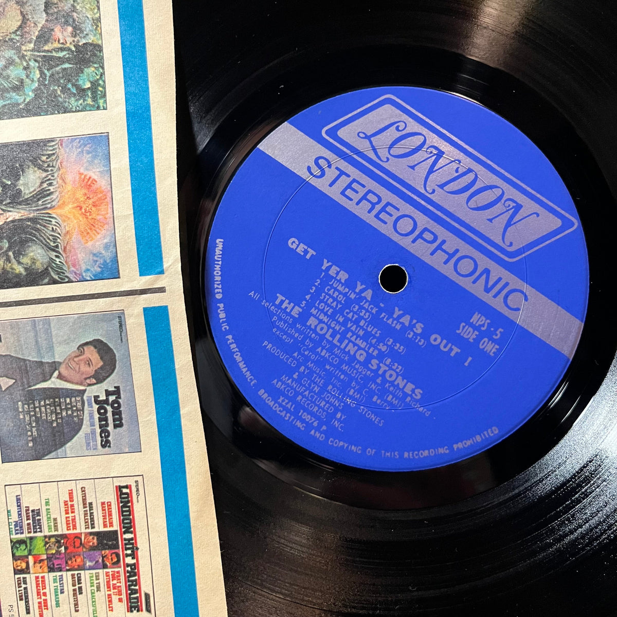 The Rolling Stones - Get Yer Ya-Ya's Out! - The Rolling Stones In Concert (VINYL LP LONDON NPS-5 1970) | Excellent+ (EX+) Very Good Plus (VG+)-Music History