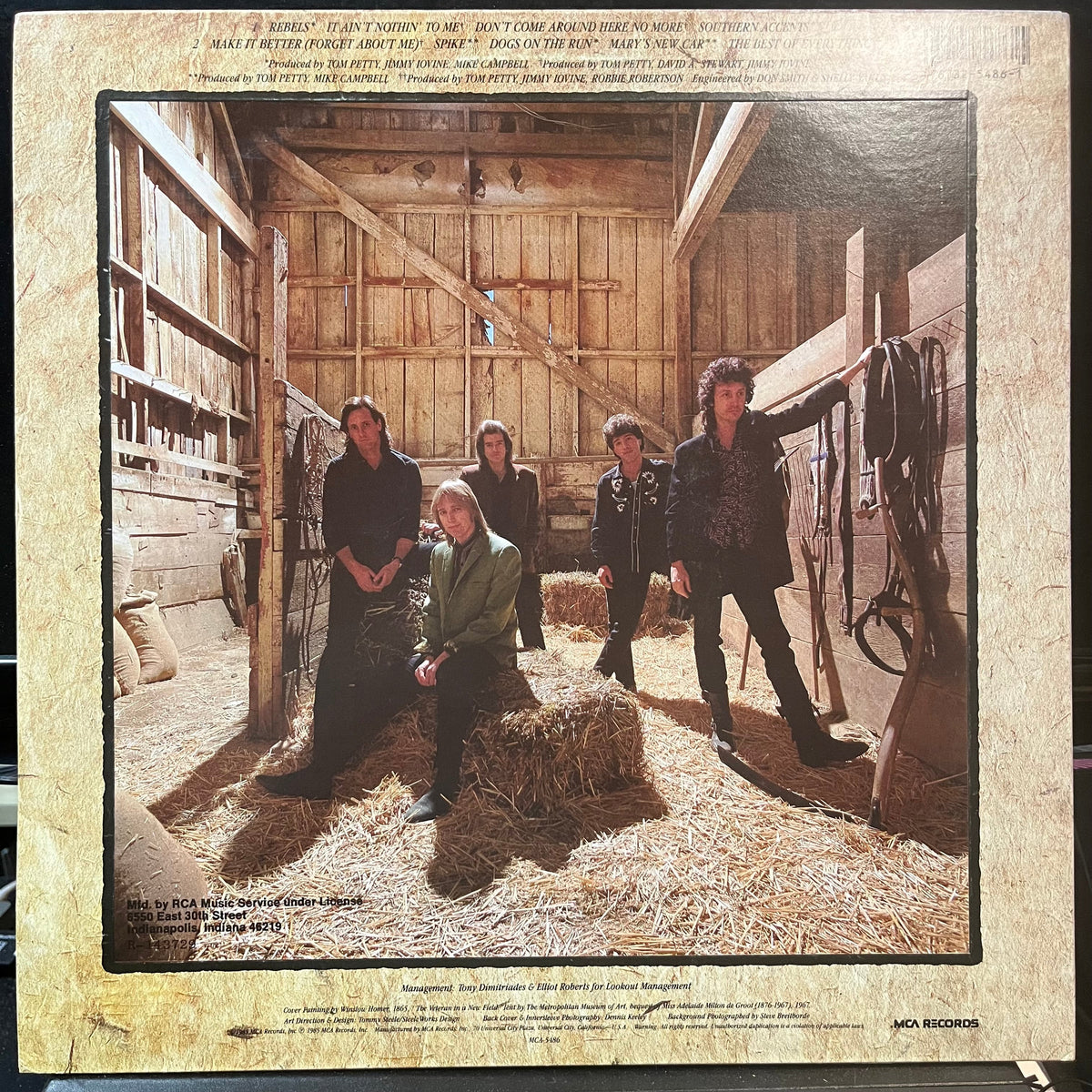 Tom Petty And The Heartbreakers - Southern Accents (VINYL LP MCA MCA 5486 1985) | Near Mint (NM or M-) Near Mint- (NM-)-Music History
