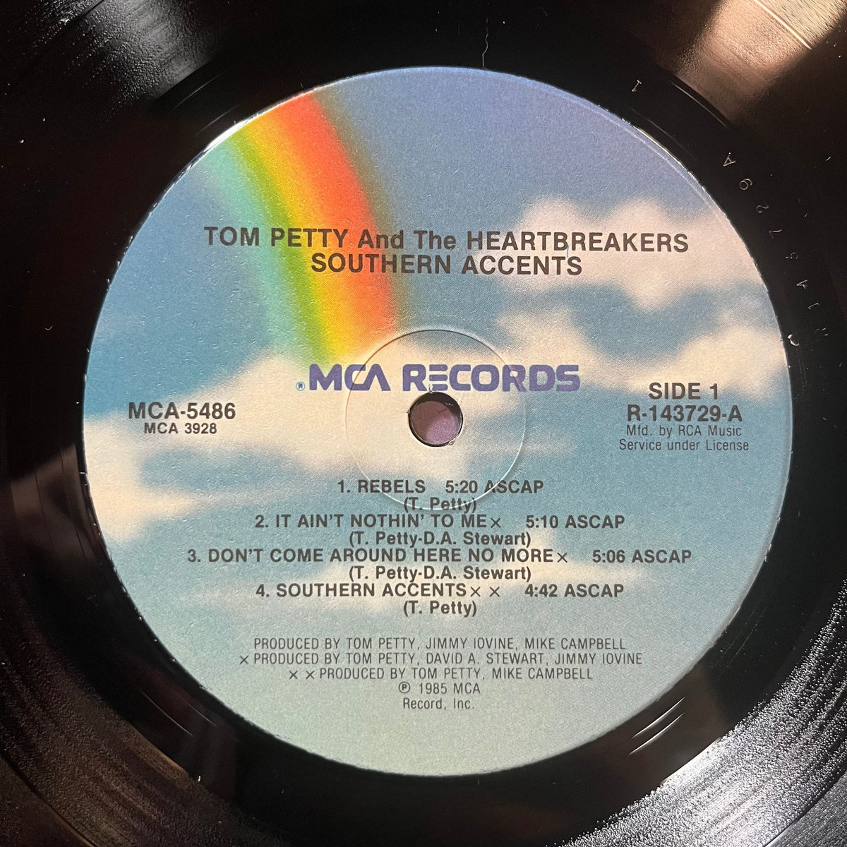 Tom Petty And The Heartbreakers - Southern Accents (VINYL LP MCA MCA 5486 1985) | Near Mint (NM or M-) Near Mint- (NM-)-Music History