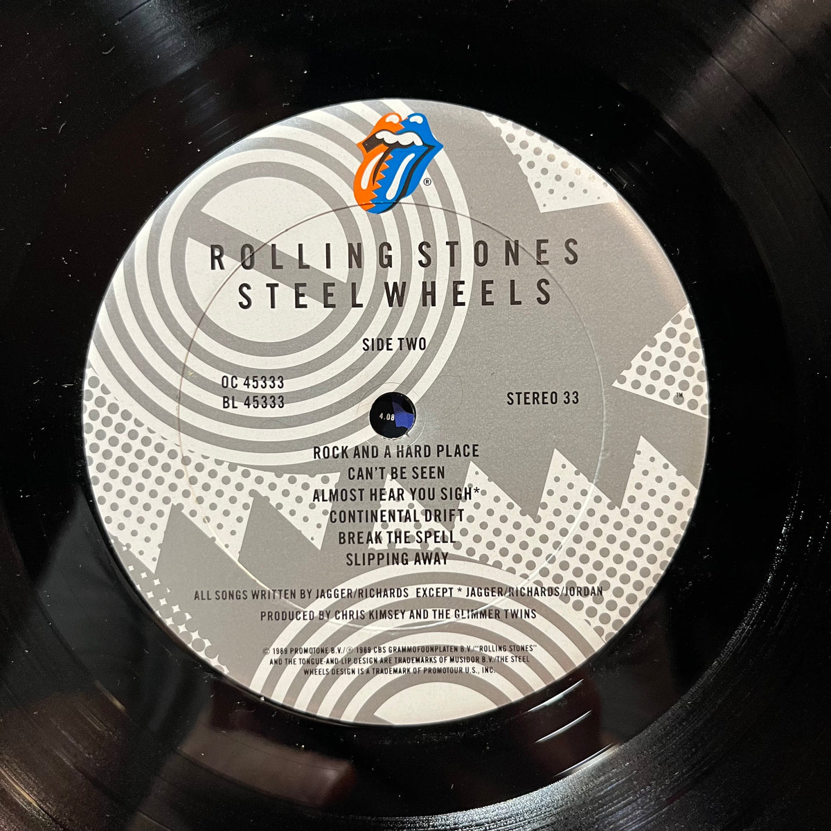 The Rolling Stones - Steel Wheels (VINYL LP ROLLING STONES OC 45333 1989) | Near Mint (NM or M-) Near Mint (NM)-Music History