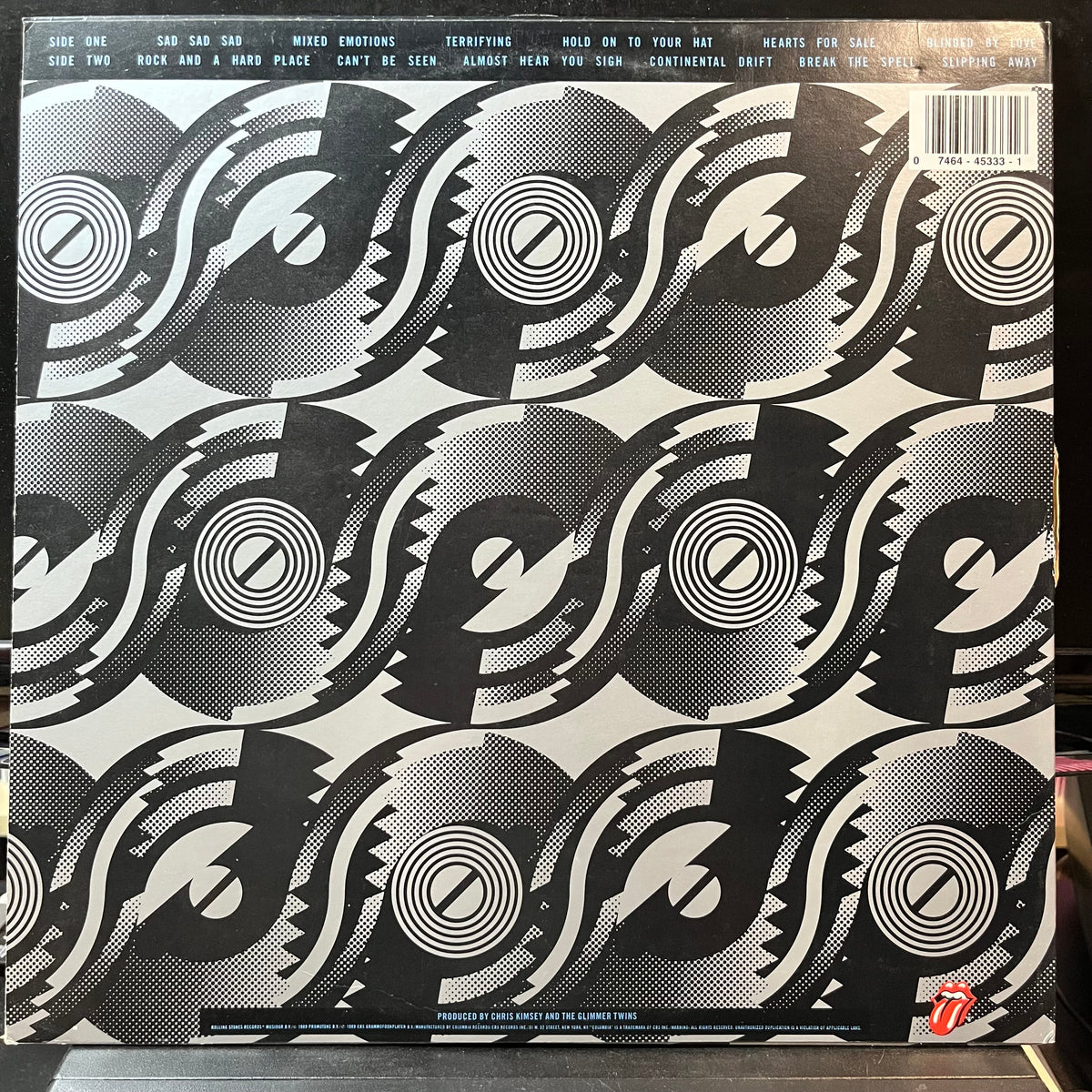 The Rolling Stones - Steel Wheels (VINYL LP ROLLING STONES OC 45333 1989) | Near Mint (NM or M-) Near Mint (NM)-Music History