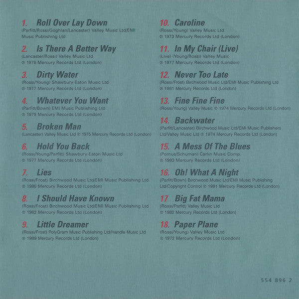 Status Quo - The Essential Status Quo - Volume Two (CD) | Near Mint (NM) Near Mint (NM)-Music History