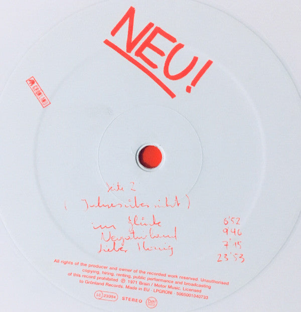 Neu! - Neu! | Mint (M) Mint (M)-Music History