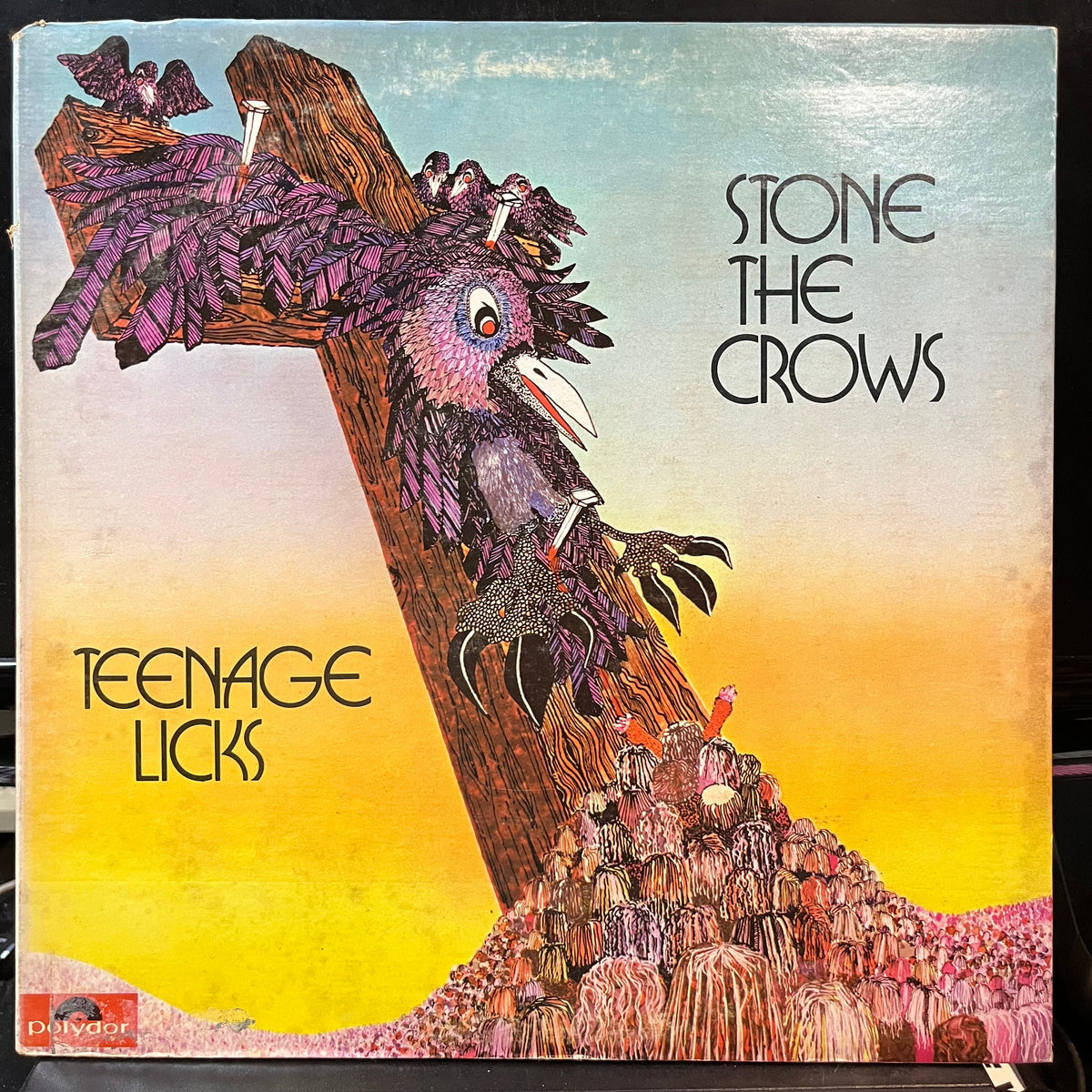 Stone The Crows - Teenage Licks (VINYL LP POLYDOR 2391 018) | USED Near Mint (NM or M-) Very Good Plus (VG+)-Music History