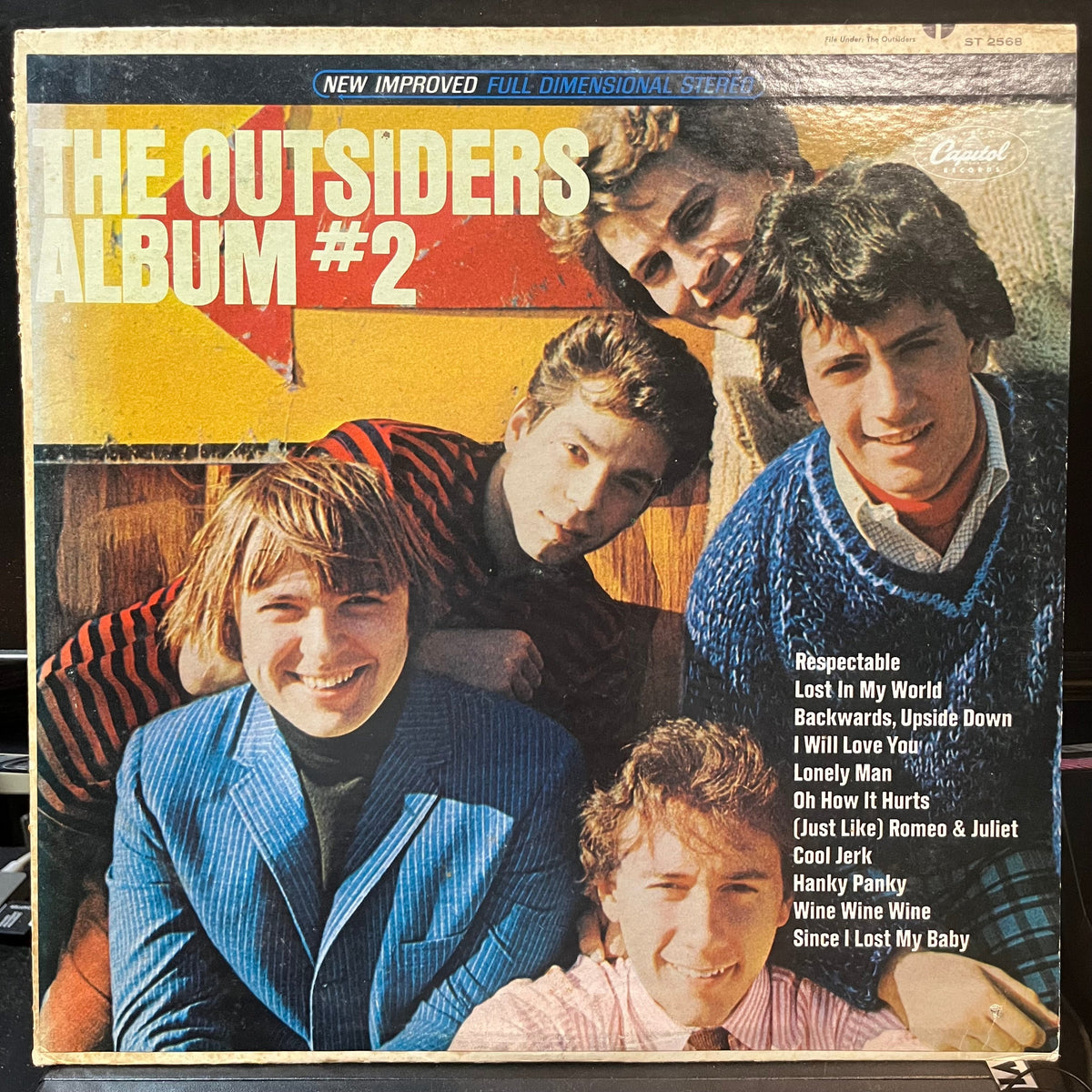 The Outsiders - The Outsiders Album #2 (VINYL LP CAPITOL ST-2568 1966) | Near Mint (NM or M-) Very Good Plus (VG+)-Music History