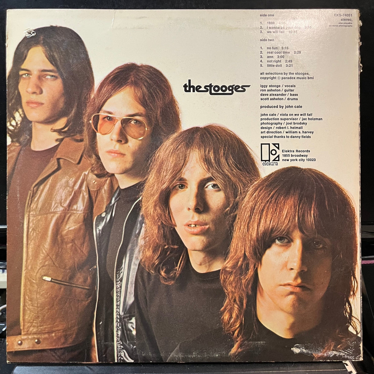 The Stooges - The Stooges (VINYL LP ELEKTRA EKS-74051 1969) | Near Mint (NM or M-) Very Good Plus (VG+)-Music History