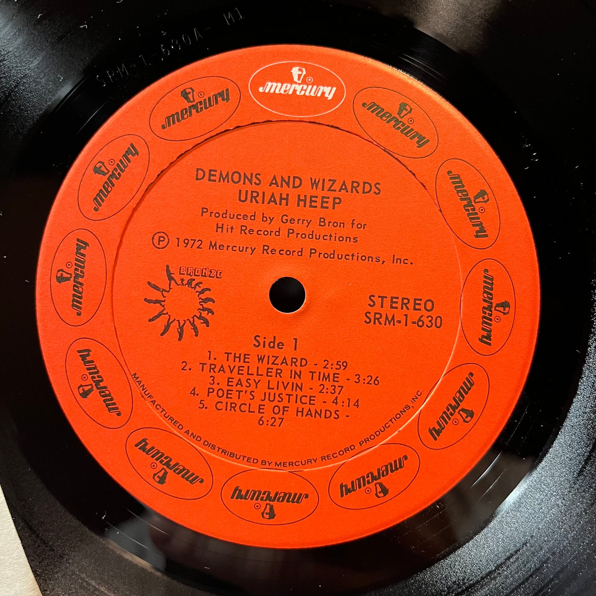 Uriah Heep - Demons And Wizards (VINYL LP BRONZE SRM 1 630 1972) | Near Mint (NM or M-) Very Good Plus Plus (VG++)-Music History