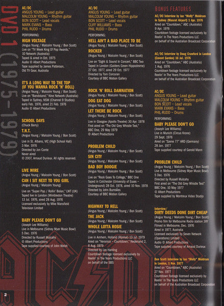 AC/DC - Plug Me In (2xDVD) |-Music History