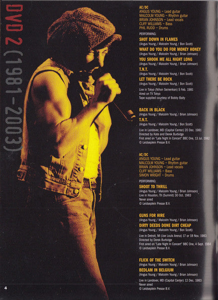 AC/DC - Plug Me In (2xDVD) |-Music History