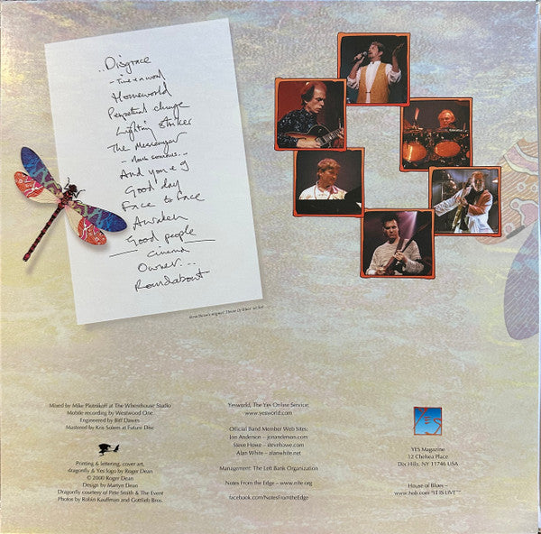 Yes - House Of Yes: Live From The House Of Blues (3xCOLOR VINYL) | Mint (M) Mint (M)-Music History