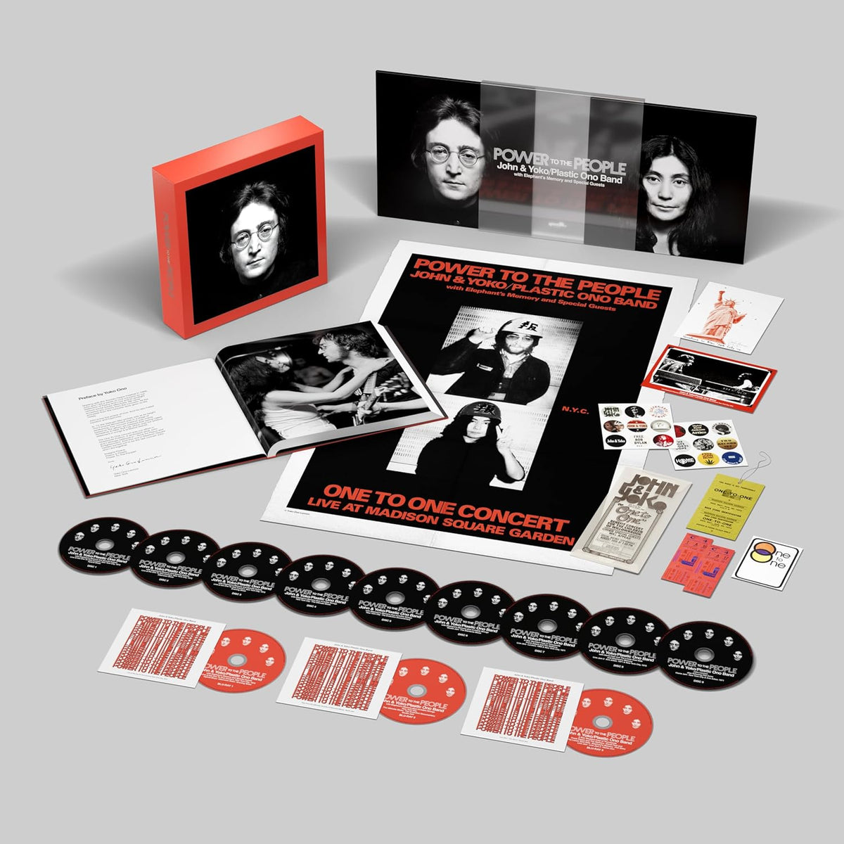 John Lennon/Yoko Ono/Plastic Ono Band - Power To The People: Live at the One To One Concert [Super Deluxe](9xCD/3xBLU-RAY) | Mint (M) Mint (M)-Music History