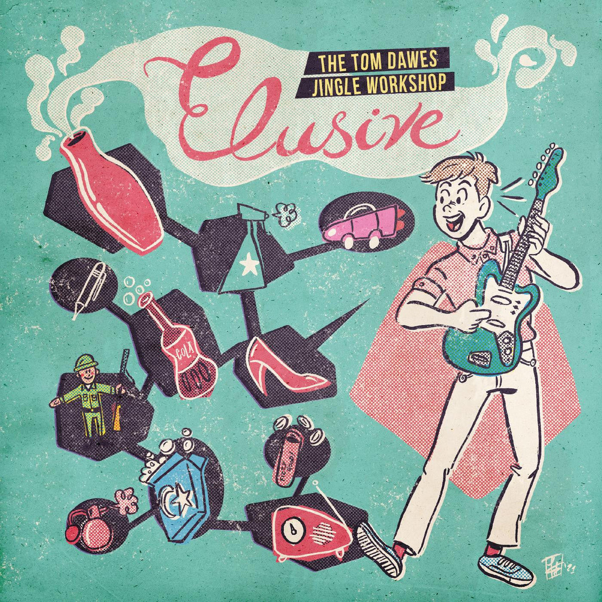 Dawes, Tom - Elusive: The Tom Dawes Jingle Workshop (COKE BOTTLE CLEAR VINYL) |-Music History