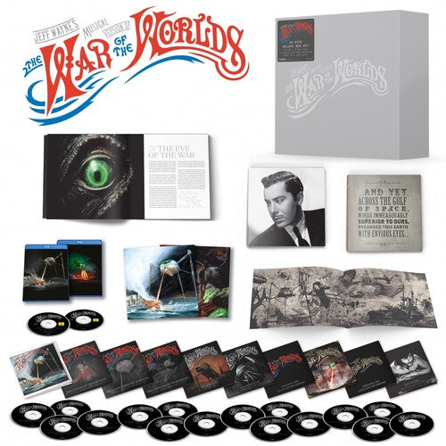 Jeff Wayne - Musical Version Of The War Of The Worlds - Deluxe Collectors Edition 16CD Incl. 2 Blu-Ray, 156pg Hardback Book [Import] (Boxed Set, Deluxe Edition, With Blu-ray, With Book, Hardcover) | Mint (M) Mint (M)-Music History