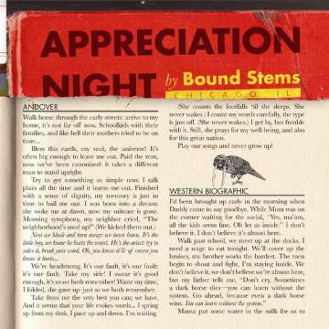 Bound Stems - Appreciation Night (CD) |-Music History