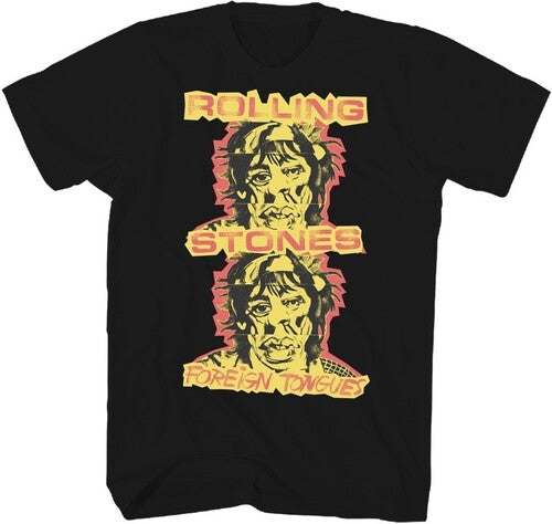 Rolling Stones - Foreign Tongues - Indie Exclusive T-shirt - Small - Black |-Music History
