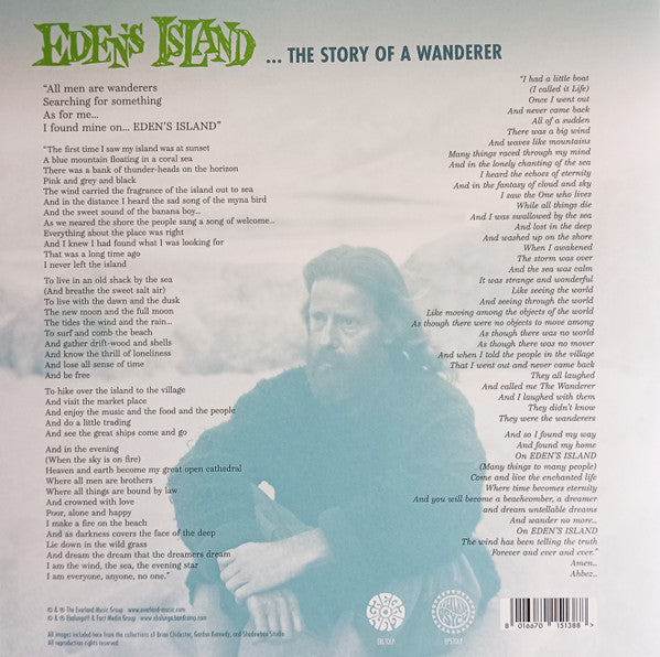 Eden Ahbez - Eden's Island (The Music Of An Enchanted Isle)(GREEN & YELLOW VINYL 2xLP Ebalunga!!! EBL10LP) | NEW-Music History