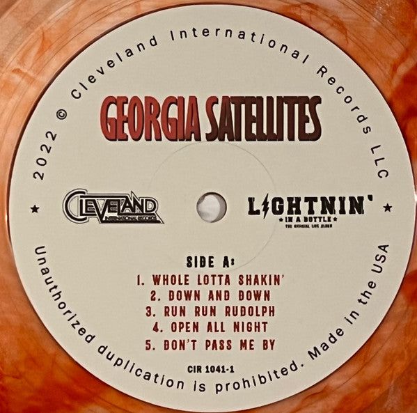 The Georgia Satellites - Lightnin' In A Bottle (The Official Live Album)(2xVINYL COLOR) | Mint (M) Mint (M)-Music History