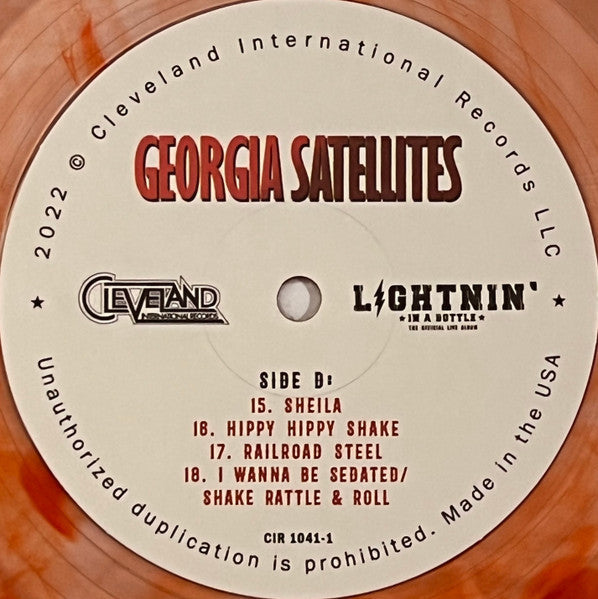 The Georgia Satellites - Lightnin' In A Bottle (The Official Live Album)(2xVINYL COLOR) | Mint (M) Mint (M)-Music History
