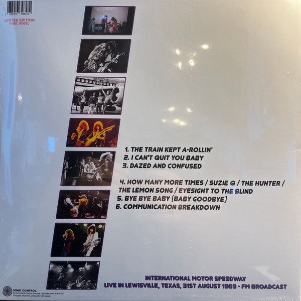 International Motor Speedway, Live In Lewisville, Texas, 31st August 1969 - FM Broadcast (PINK VINYL) | Mint (M) Mint (M)-Music History