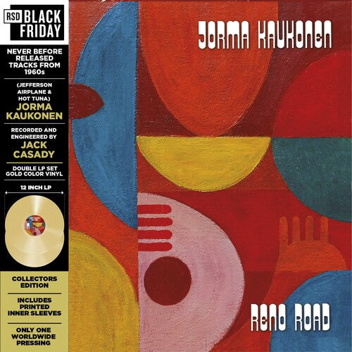 Jorma Kaukonen & Vital Parts - Reno Road: Unleased tracks from the '60's (RSD BLACK FRIDAY) | Mint (M) Mint (M)-Music History