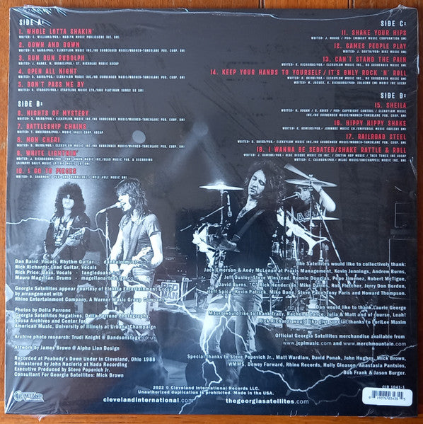 The Georgia Satellites - Lightnin' In A Bottle (The Official Live Album)(2xVINYL COLOR) | Mint (M) Mint (M)-Music History