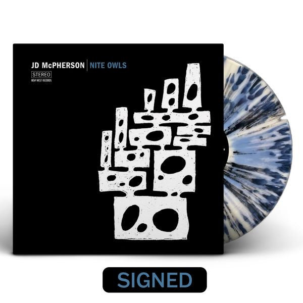 J.D. McPherson - Nite Owls (SIGNED, SPLATTER VINYL)*DISCOUNTED* | Mint (M) Mint (M)-Music History