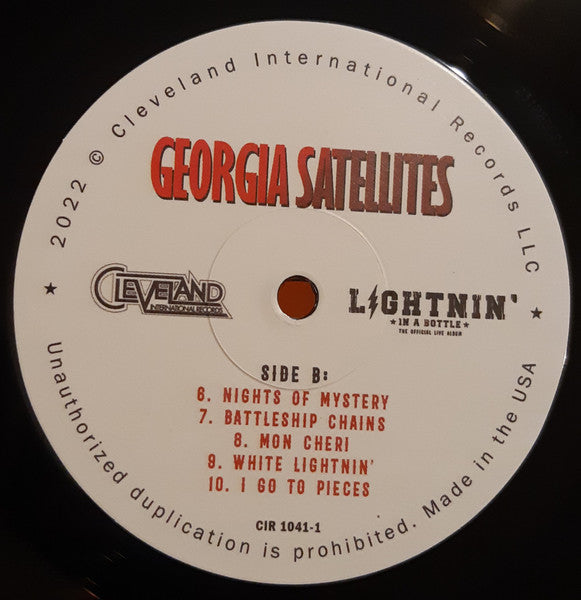 The Georgia Satellites - Lightnin' In A Bottle (The Official Live Album)(2xVINYL) | Mint (M) Mint (M)-Music History