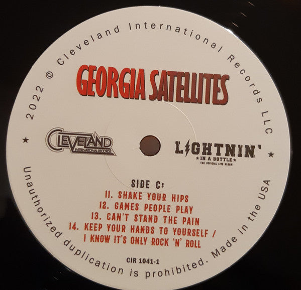 The Georgia Satellites - Lightnin' In A Bottle (The Official Live Album)(2xVINYL) | Mint (M) Mint (M)-Music History