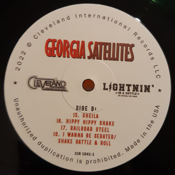 The Georgia Satellites - Lightnin' In A Bottle (The Official Live Album)(2xVINYL) | Mint (M) Mint (M)-Music History