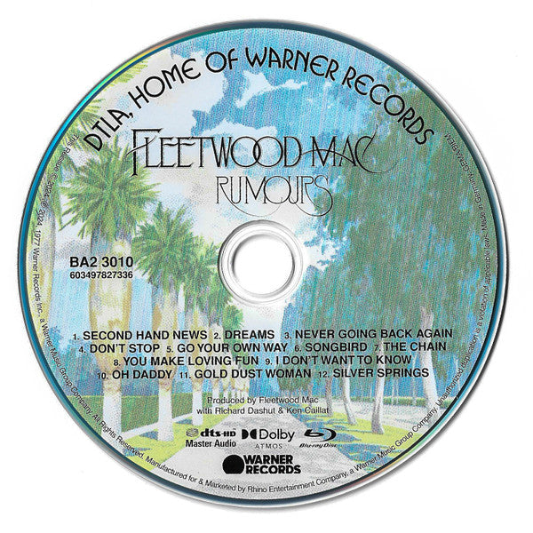 Fleetwood Mac - Rumours (BLU-RAY DISC) |-Music History