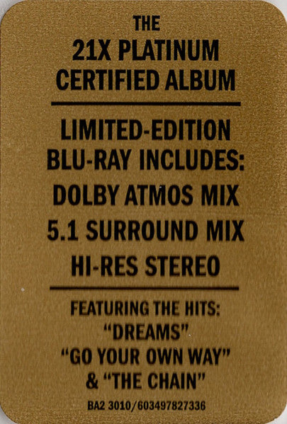 Fleetwood Mac - Rumours (BLU-RAY DISC) |-Music History