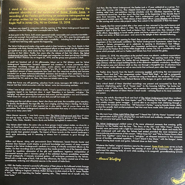 The Feelies - Some Kinda Love Performing The Music Of The Velvet Underground | Mint (M) Mint (M)-Music History