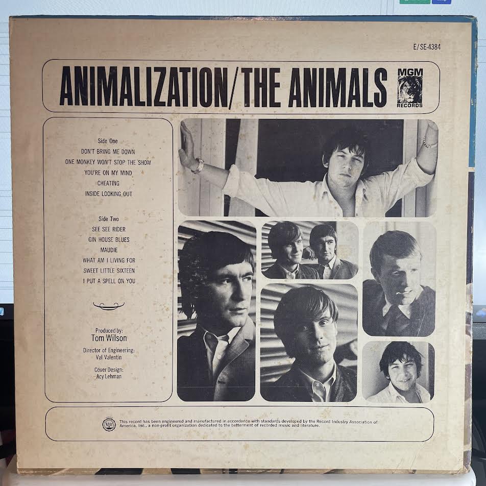 The Animals - Animalization (VINYL) | Excellent+ (EX+) Excellent (EX)-Music History