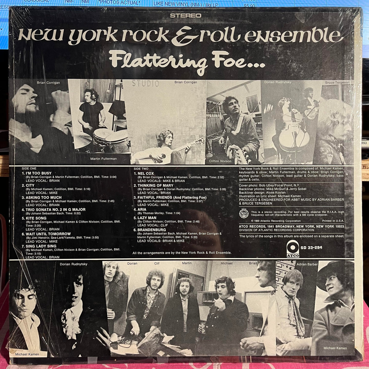 The New York Rock Ensemble - Faithful Friends *SHRINK/PRESSWELL* | Excellent (EX) Near Mint (NM)-Music History