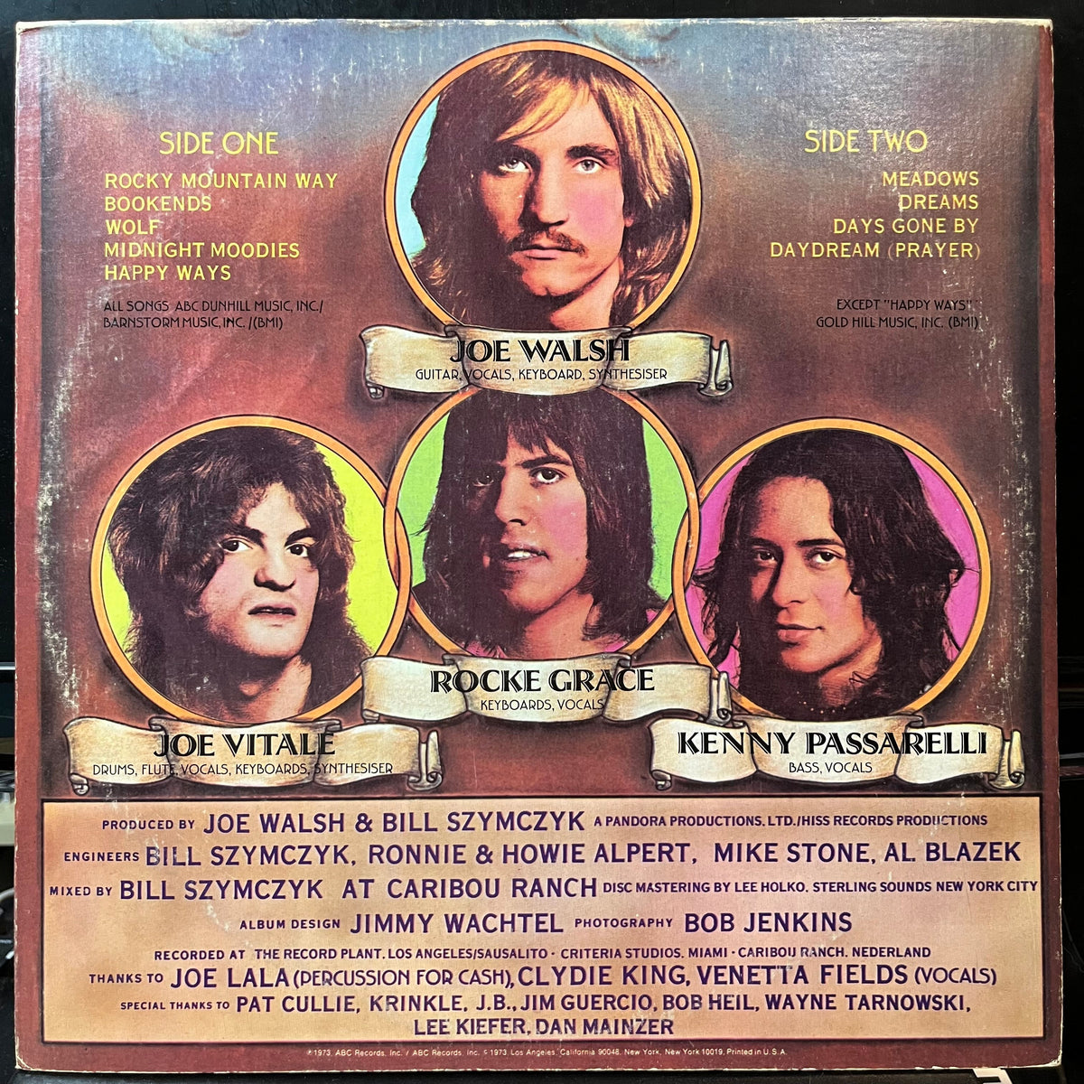 Joe Walsh - The Smoker You Drink, The Player You Get (VINYL LP ABC DUNHILL DSX-50140 1974) | USED Excellent (EX) Excellent (EX)-Music History