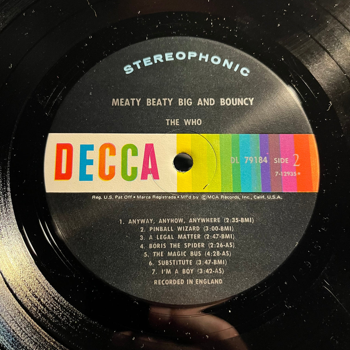 The Who - Meaty Beaty Big And Bouncy | Excellent (EX) Near Mint (NM)-Music History