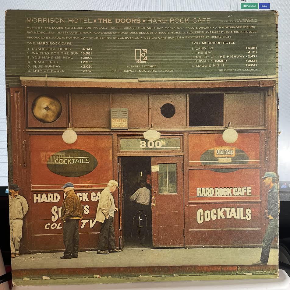 The Doors - Morrison Hotel (VINYL) | Excellent (EX) Excellent (EX)-Music History