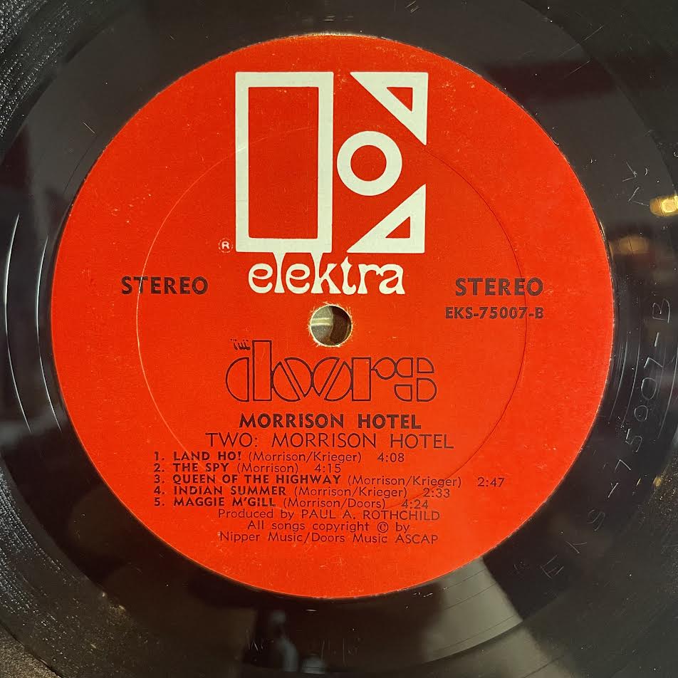 The Doors - Morrison Hotel (VINYL) | Excellent (EX) Excellent (EX)-Music History