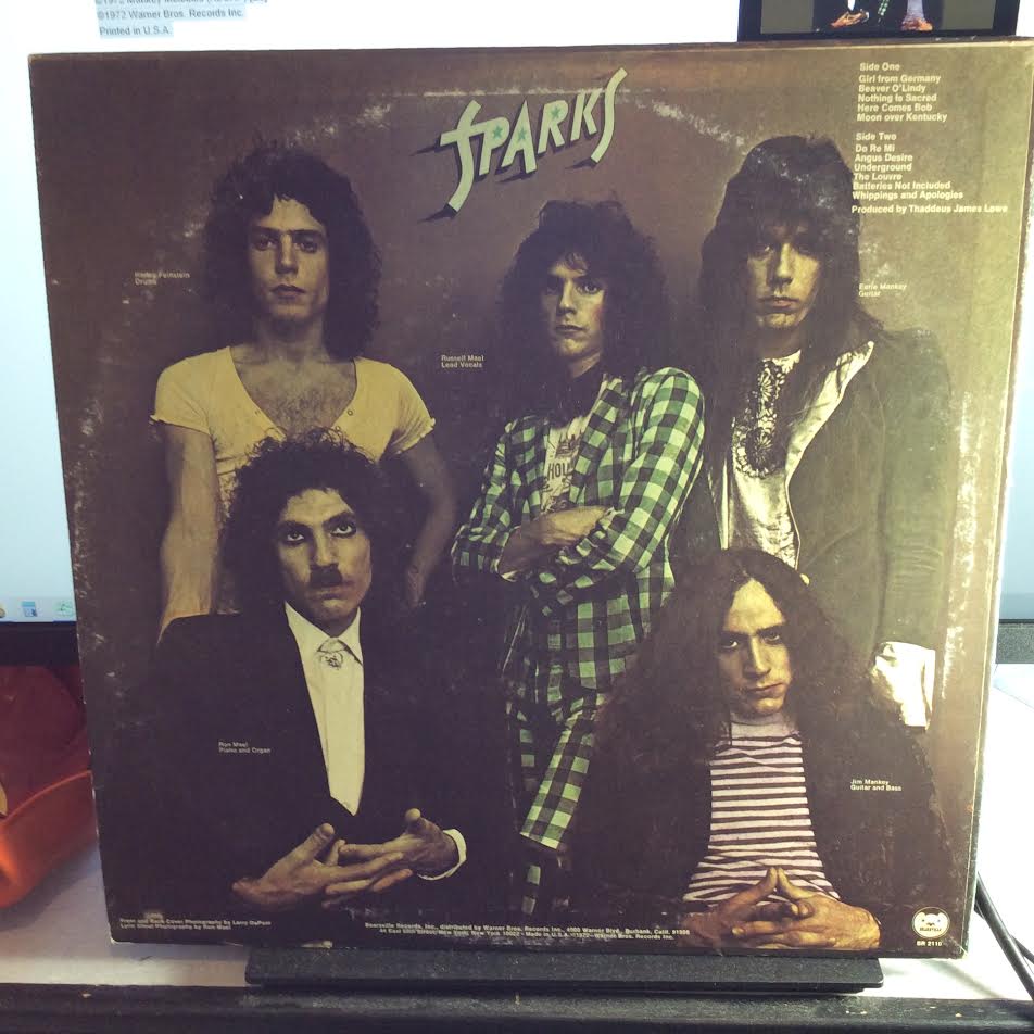 Sparks - A Woofer In Tweeter's Clothing (VINYL LP Bearsville ‎– BR 2110) | USED Excellent (EX) Very Good (VG)-Music History