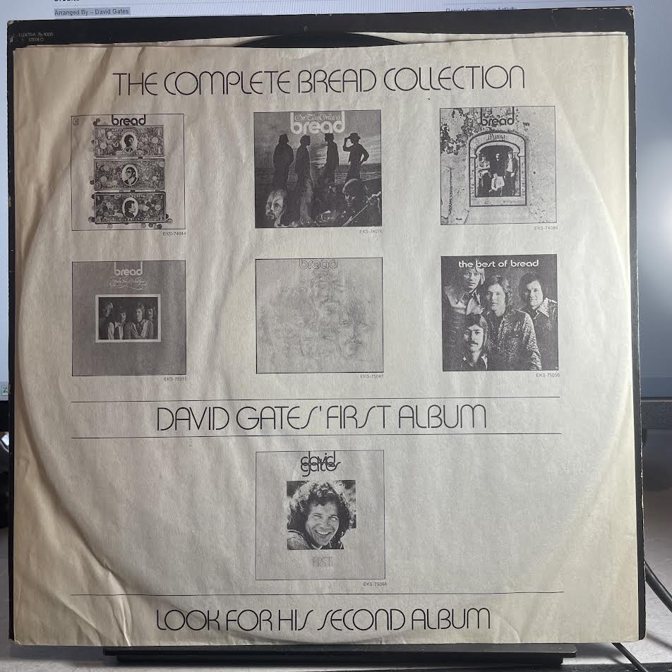 Bread - The Best Of Bread/Volume Two (VINYL) | Excellent (EX) Excellent (EX)-Music History