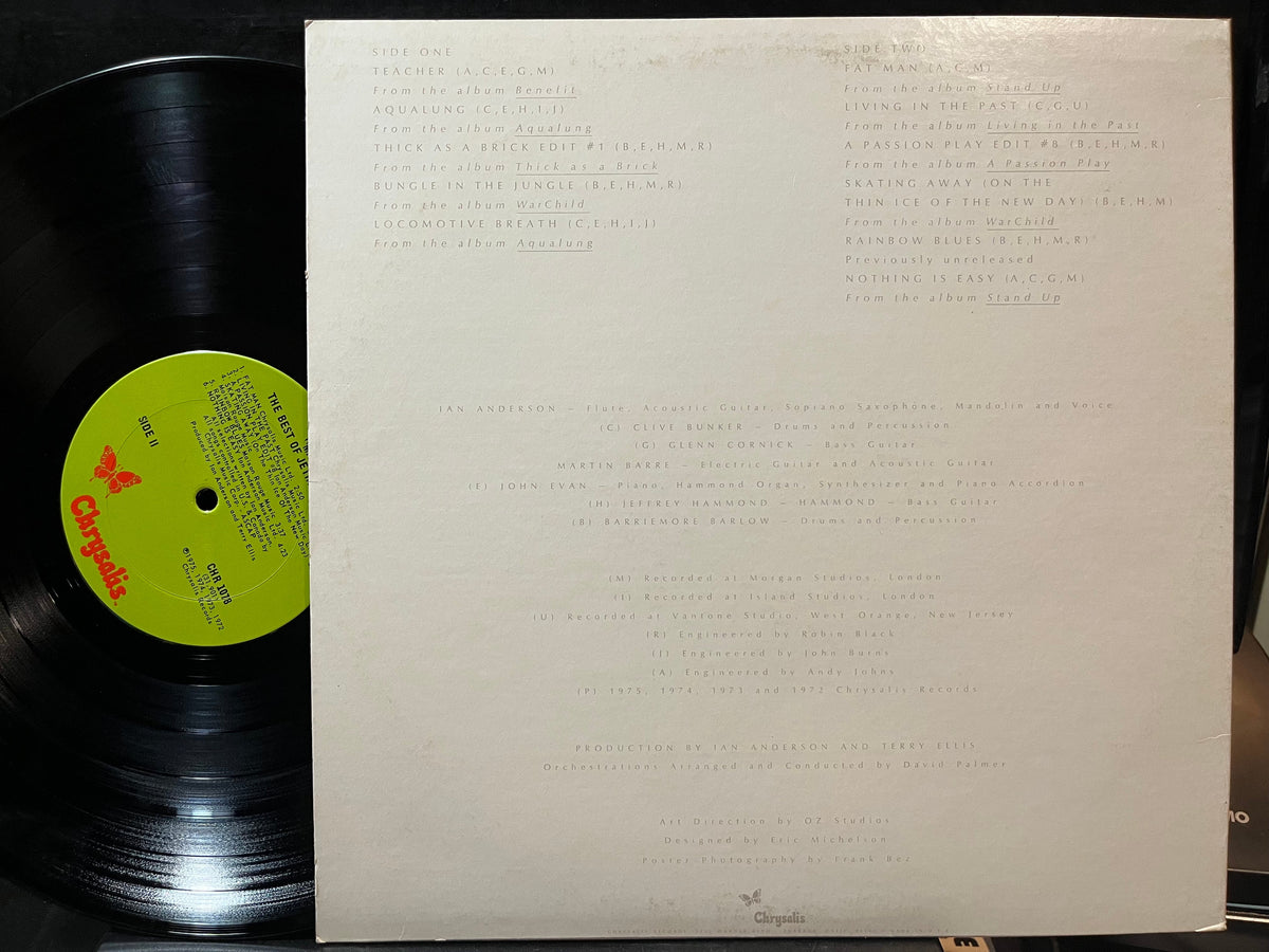 Jethro Tull - M.U.- The Best Of Jethro Tull (VINYL LP CHRYSALIS CHR 1078 1975) | Near Mint- (NM-) Excellent (EX)-Music History
